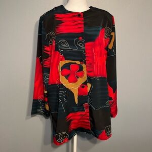 Colorful blouse (2X-New w Tags)